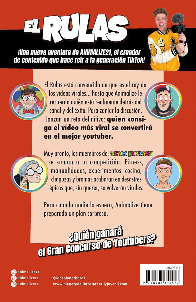 Libro 7 - El Rulas y el gran concurso de Youtubers – Animalize21-Store